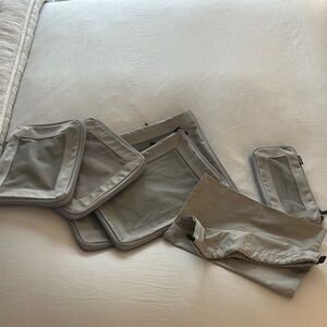Gray Travel Packing Cubes Set